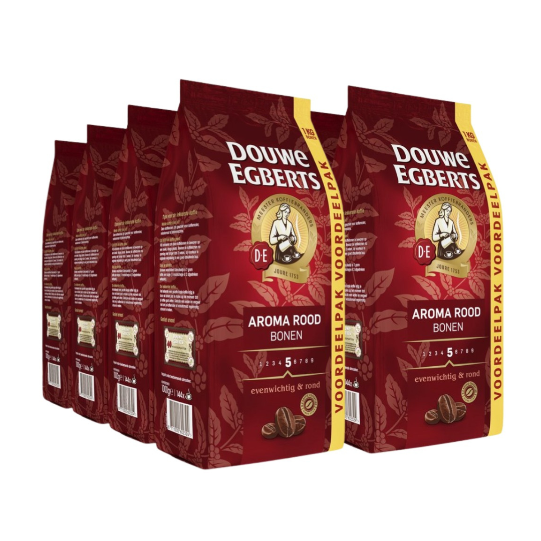 Douwe Egberts Aroma Rood Koffiebonen - 8 x 1KG