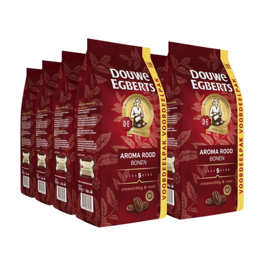 Douwe Egberts Aroma Rood Koffiebonen - 8 x 1KG