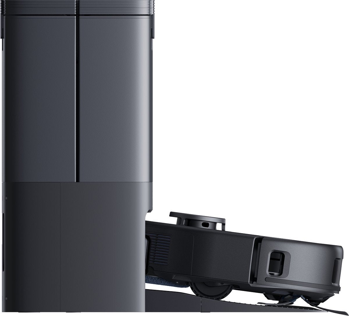 eufy Clean X10 Pro Omni Robotstofzuiger met dweil - Robot Vacuum 8000 Pa zuigkracht, tapijt detectie AI-obstakel vermijding, wast en droogt de dweil, automatisch legen en vullen